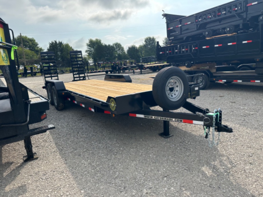 18+3 equipment trailer 7k Dexter axles for sale Best Bobcat Trailers 