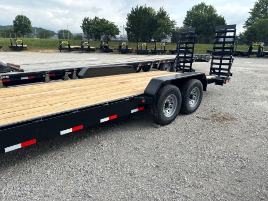 18+3 equipment trailer 7k Dexter axles for sale Best Bobcat Trailers 