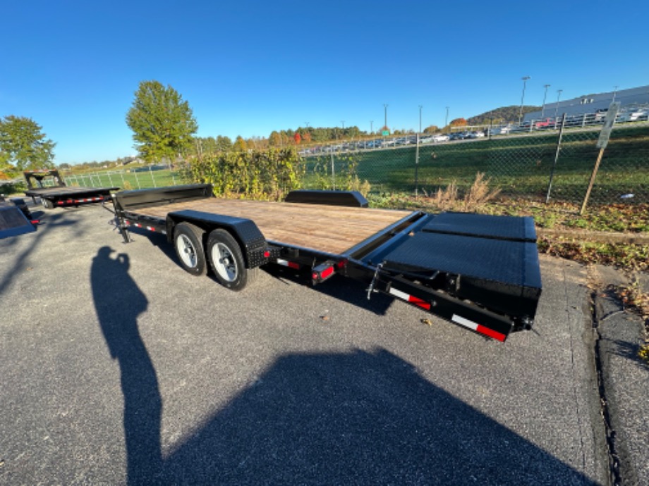 18+4 aardvark wide ramp  Best Bobcat Trailers 