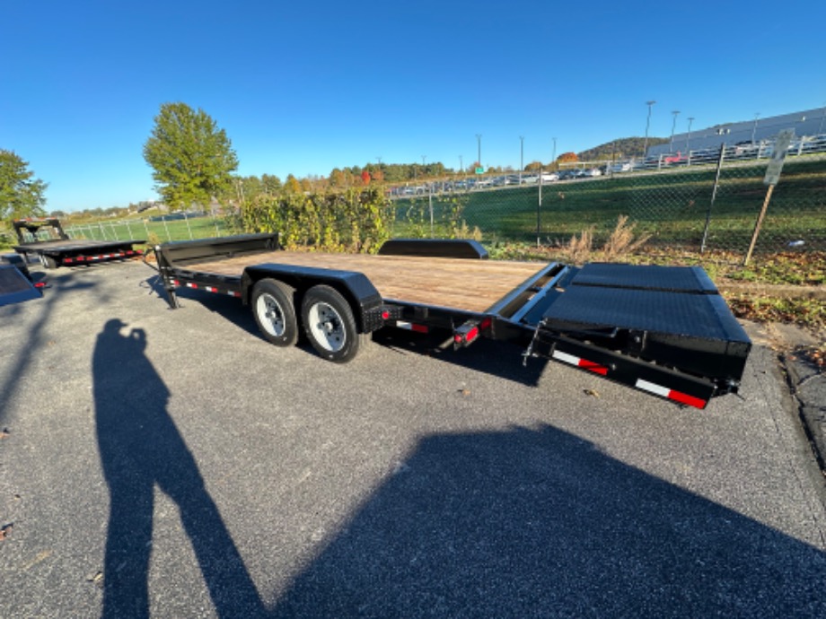 18+4 aardvark wide ramp  Best Bobcat Trailers 