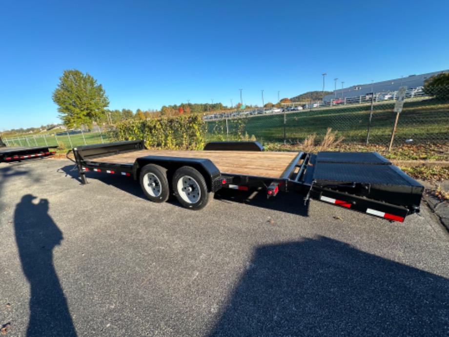 18+4 aardvark wide ramp  Best Bobcat Trailers 