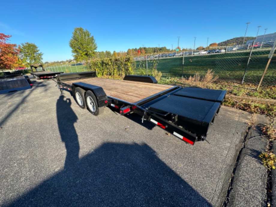 18+4 aardvark wide ramp  Best Bobcat Trailers 