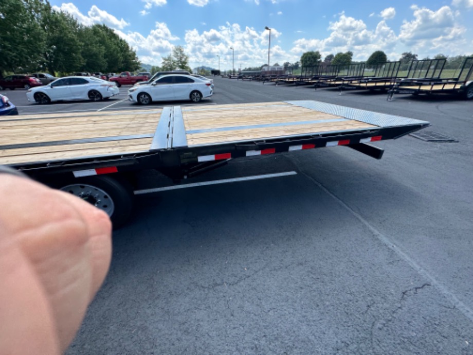 Hydraulic Dovetail Trailer 8k axles 25+10 For Sale Best Equipment Trailer 