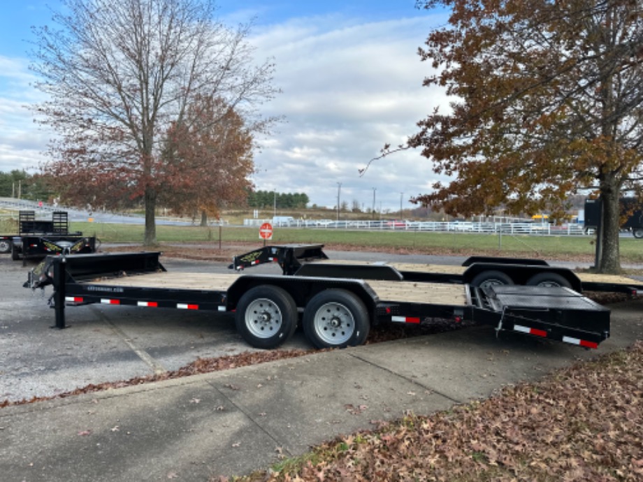 Wide Ramp Equipment Trailer For Sale | Aardvark 8k Dexter axles  Best Equipment Trailer 