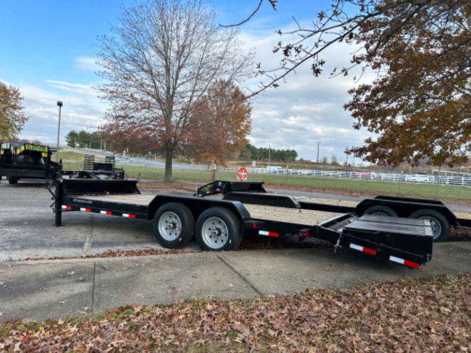 Wide Ramp Equipment Trailer For Sale | Aardvark 8k Dexter axles  Best Equipment Trailer 