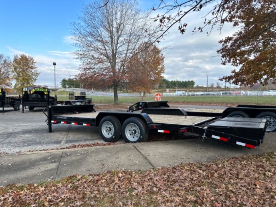 Wide Ramp Equipment Trailer For Sale | Aardvark 8k Dexter axles  Best Equipment Trailer 