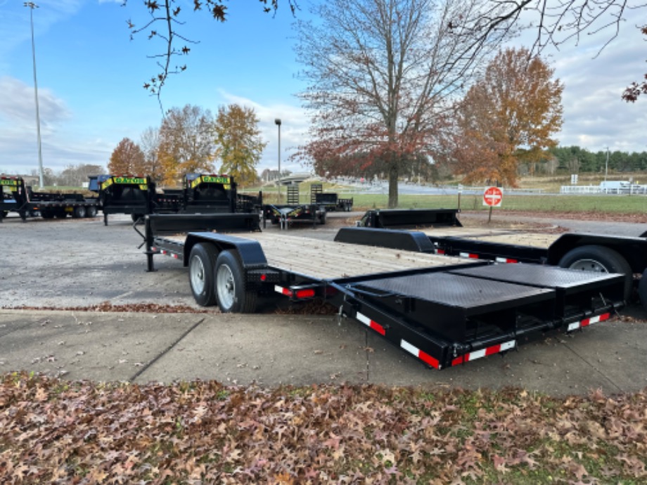 Wide Ramp Equipment Trailer For Sale | Aardvark 8k Dexter axles  Best Equipment Trailer 