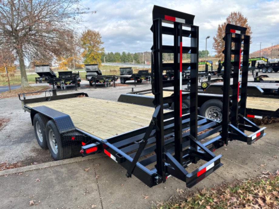 Equipment Trailer For Sale - 14k Spring assisted ramps Best Equipment Trailer 