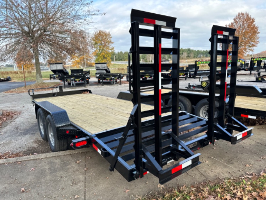 Equipment Trailer For Sale - 14k Spring assisted ramps Best Equipment Trailer 