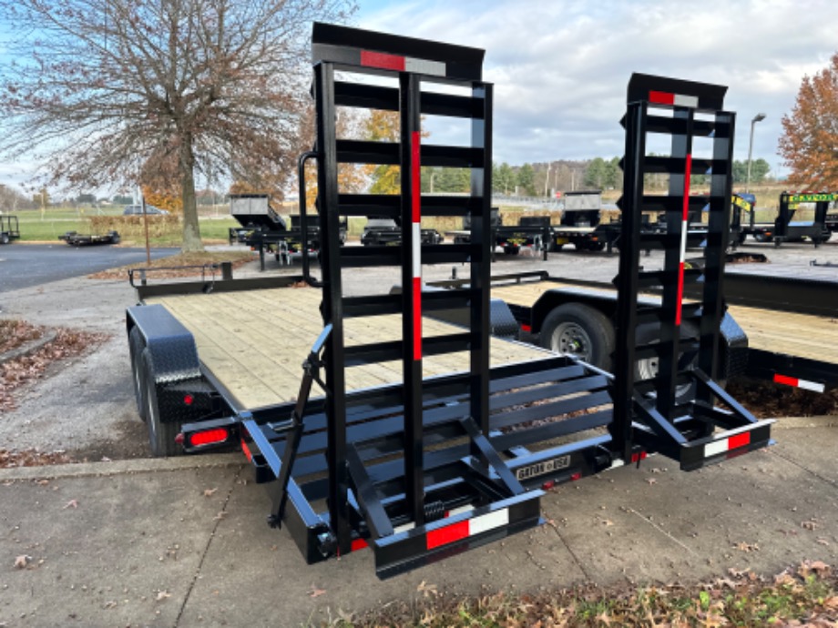 Equipment Trailer For Sale - 14k Spring assisted ramps Best Equipment Trailer 