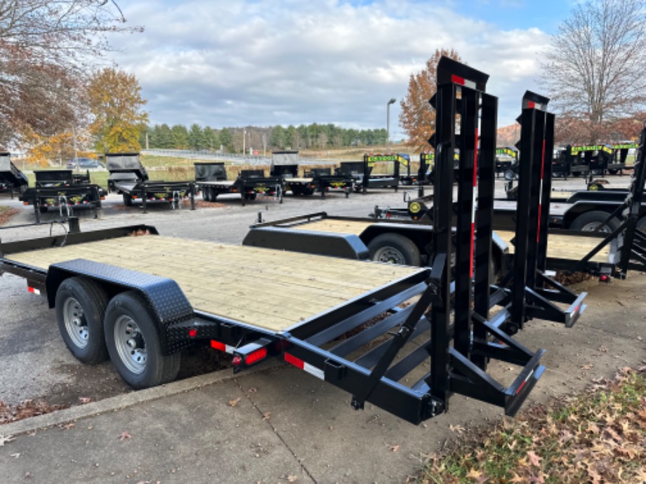 Equipment Trailer For Sale - 14k Spring assisted ramps Best Equipment Trailer 