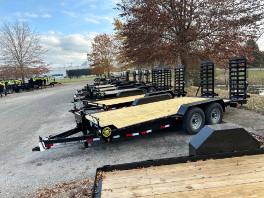 Equipment Trailer For Sale - 14k Spring assisted ramps Best Equipment Trailer 