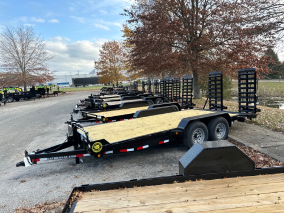 Equipment Trailer For Sale - 14k Spring assisted ramps Best Equipment Trailer 