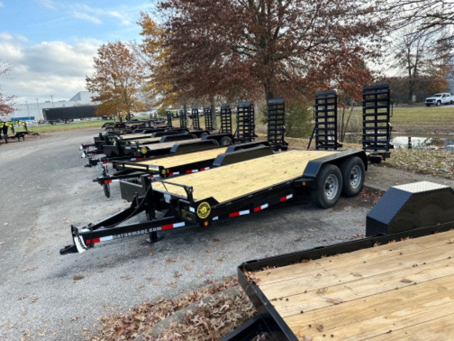 Equipment Trailer For Sale - 14k Spring assisted ramps Best Equipment Trailer 