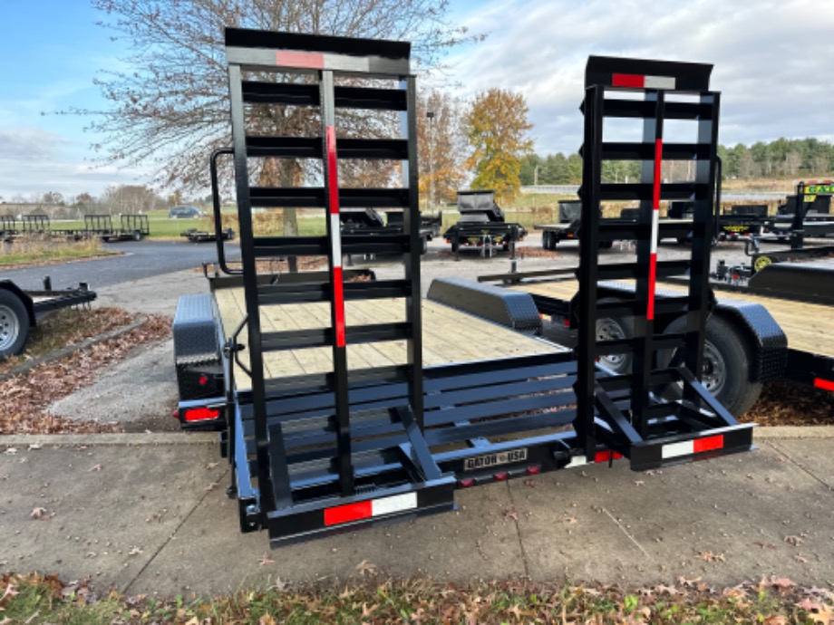 Equipment Trailer For Sale - 14k Spring assisted ramps Best Equipment Trailer 