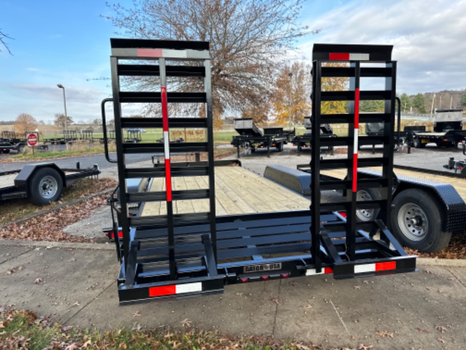 Equipment Trailer For Sale - 14k Spring assisted ramps Best Equipment Trailer 