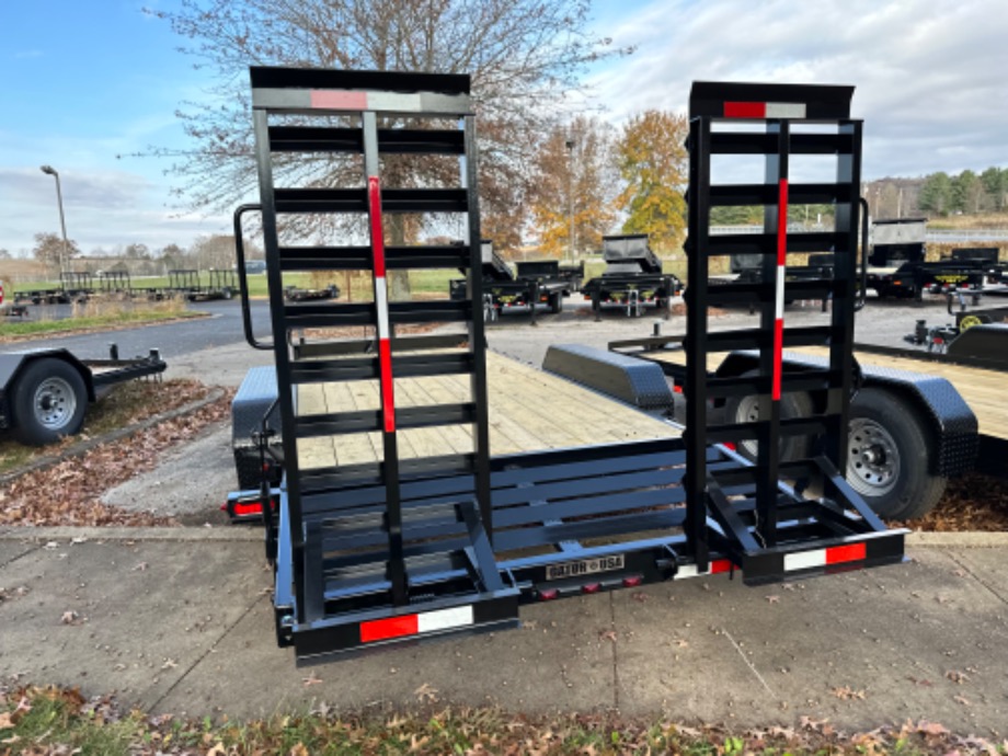 Equipment Trailer For Sale - 14k Spring assisted ramps Best Equipment Trailer 