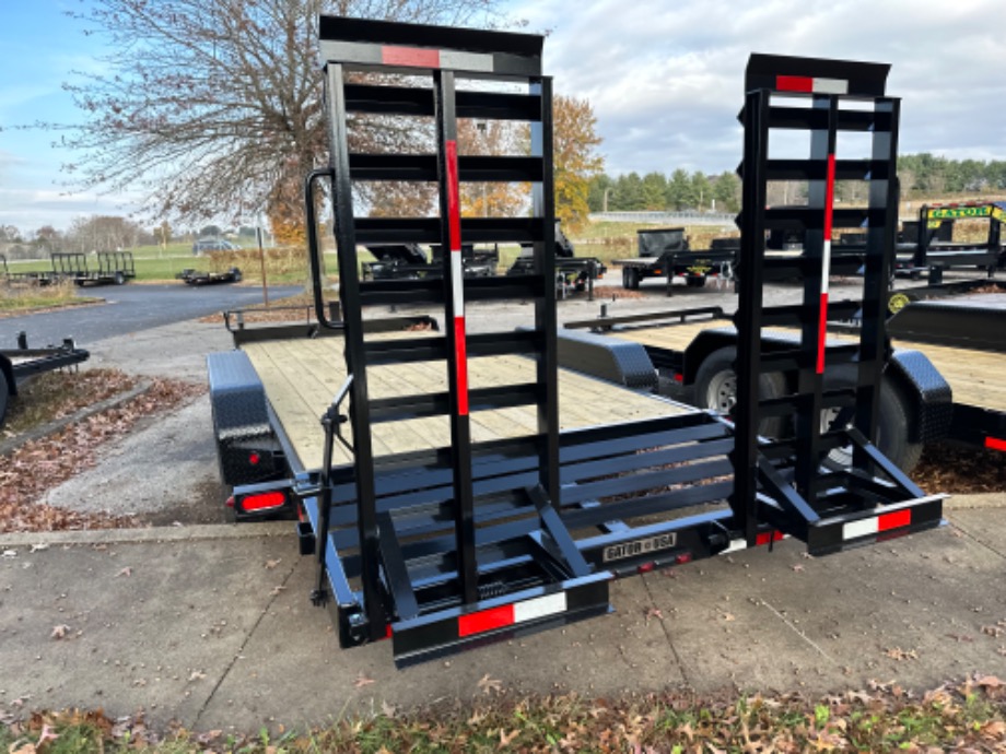 Equipment Trailer For Sale - 14k Spring assisted ramps Best Equipment Trailer 